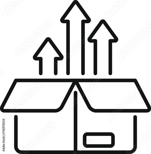 Merger fusion culture icon outline vector. Business service. Direct customer