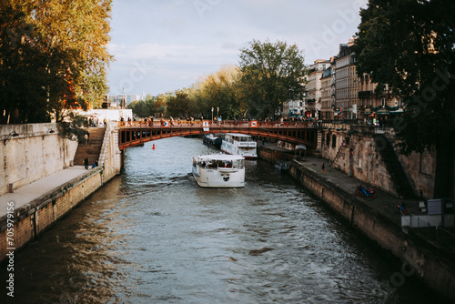 Paris Canal in the Fall