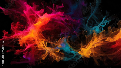 background with flames