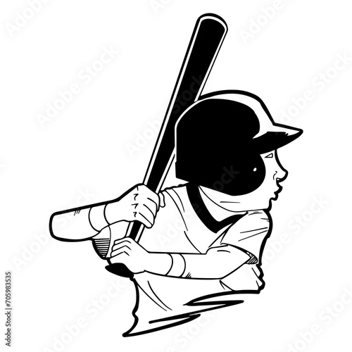 baseball player with bat