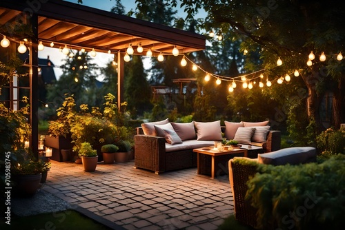 restaurant in the garden