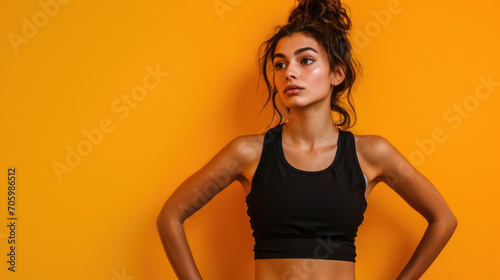 Fitness Lifestyle: Young Woman in Active Wear © B & G Media
