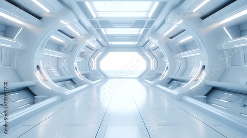 White Futuristic Background - 8K/4K Photorealistic