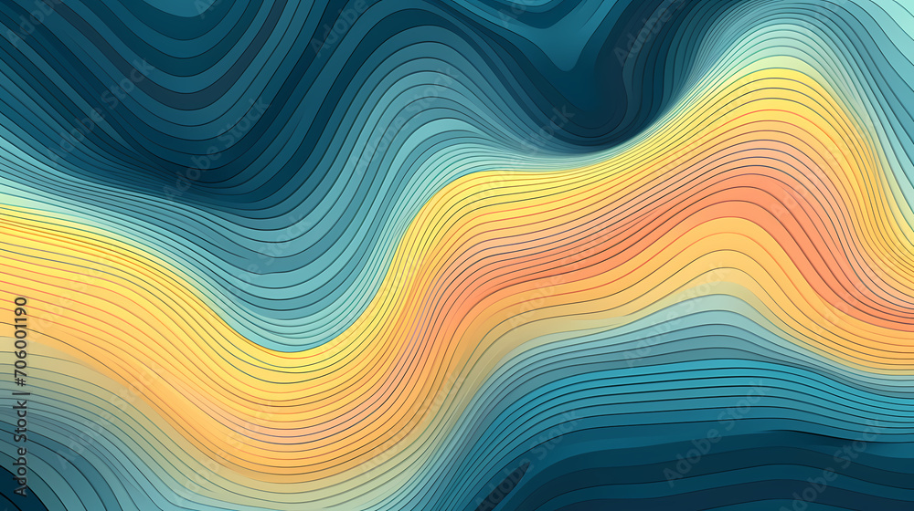 Obraz premium Future technology lines background, abstract future technology background