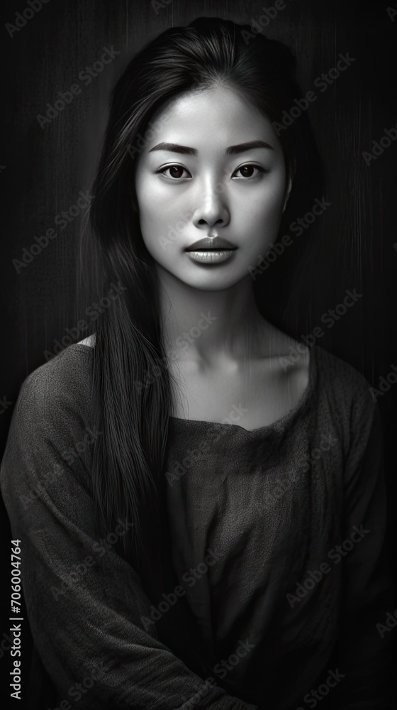 Beautiful asian lady