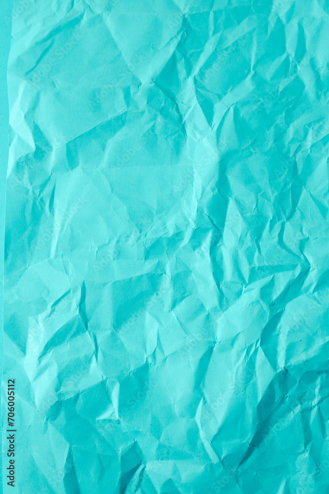 Fototapeta premium Blue creased paper background texture,paper texture