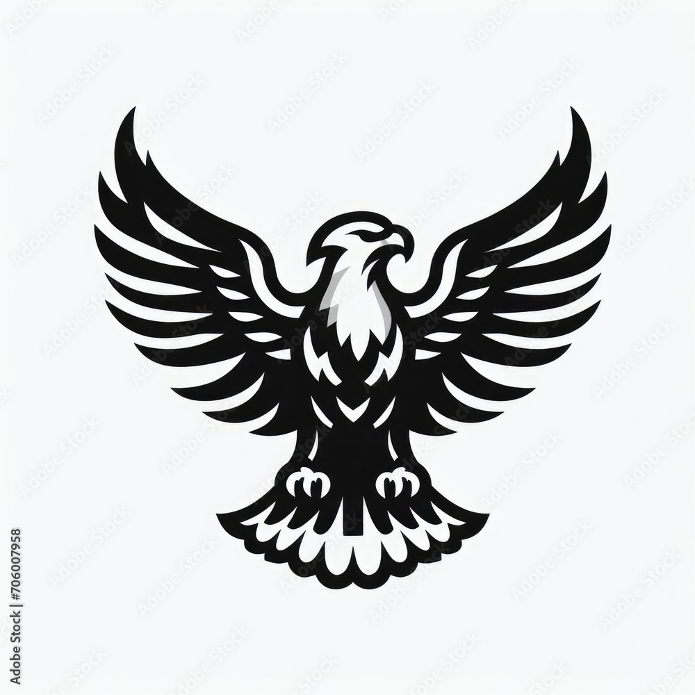 Obraz premium Eagle logo icon.