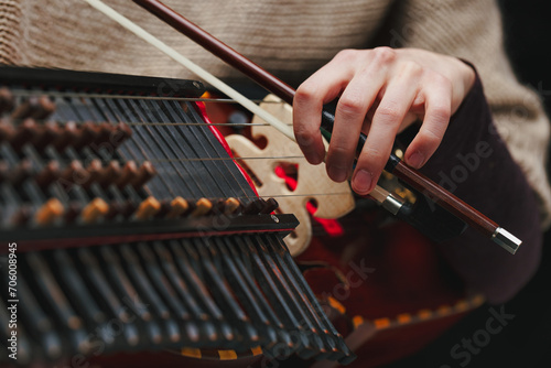 Musician connects deeply with historical Nyckelharpa instrument