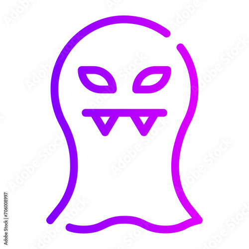 ghost gradient icon