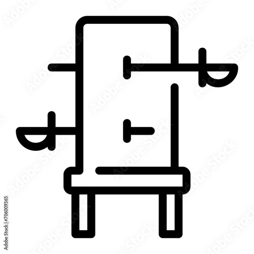 piercing line icon