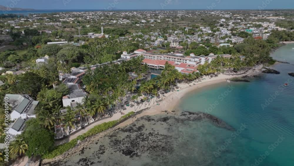 Luxury Mauritius Coast For Holidays, Aerial View Luxury Mauritius Coast For Holidays, Aerial View