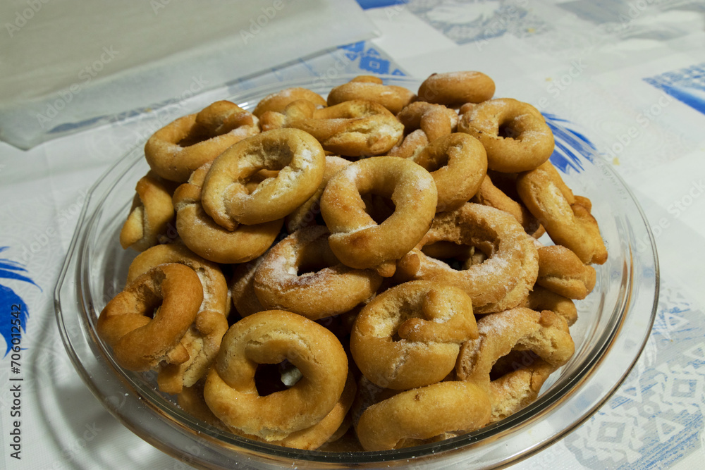 Rosquillas de anís finalizadas Rosquillas de anís finalizadas