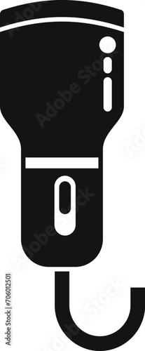 Sonogram healthcare icon simple vector. Device ultra sound. Test woman