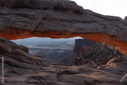 Overlook into a canyon. utah. © Jamila