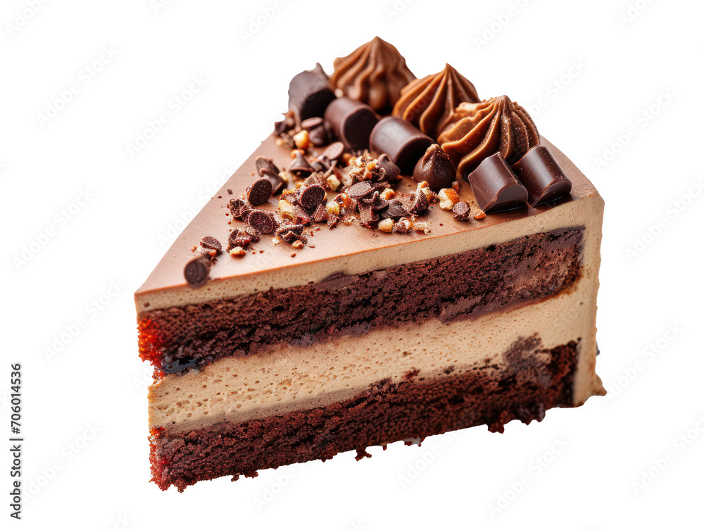 chocolate cream cake, png