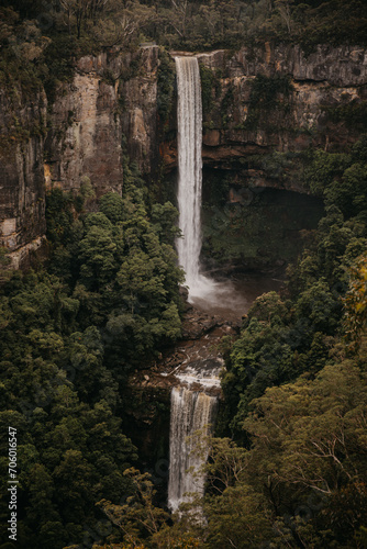 Belmore Falls waterfall located in the Southern Highlands  NSW. 