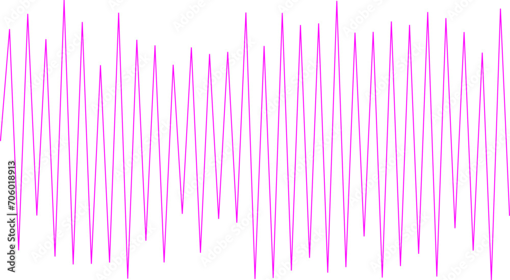 An abstract transparent zigzag shape design element.