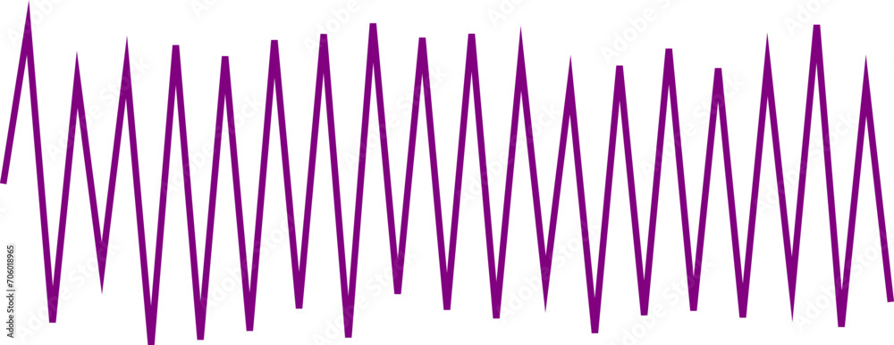 An abstract transparent zigzag shape design element. An abstract transparent zigzag shape design element.