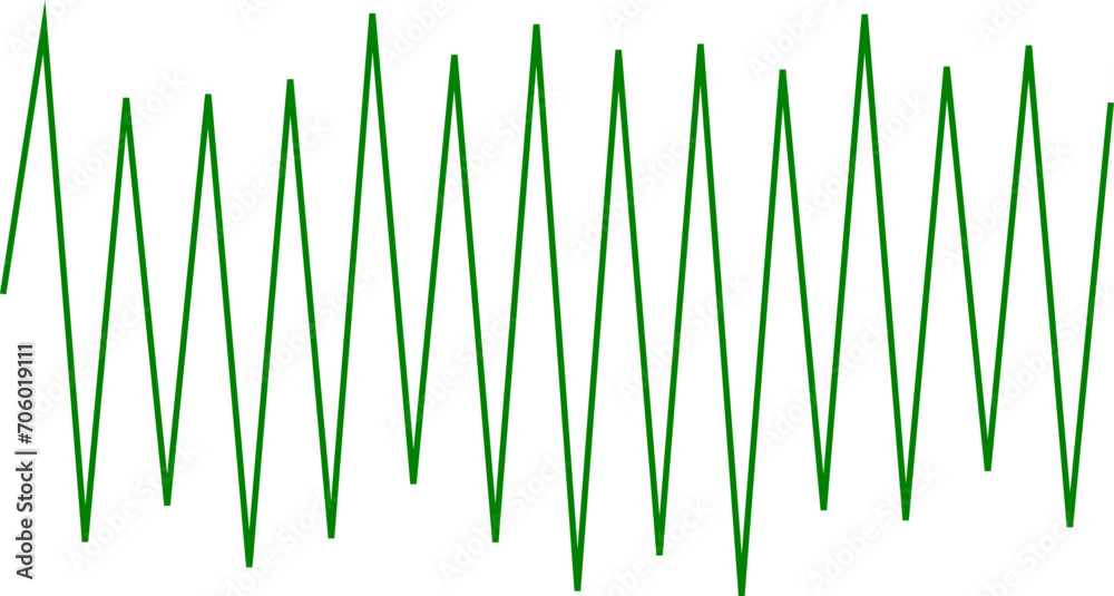 An abstract transparent zigzag shape line design element. An abstract transparent zigzag shape line design element.