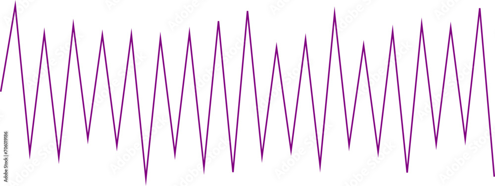 An abstract transparent zigzag shape line design element. An abstract transparent zigzag shape line design element.