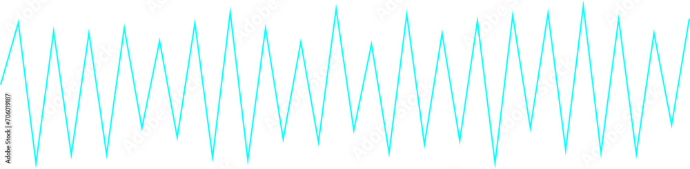 An abstract transparent zigzag shape line design element. An abstract transparent zigzag shape line design element.