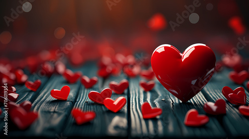 Valentine's Day, hearts, Valentine's Day background, wedding background, blank copy space