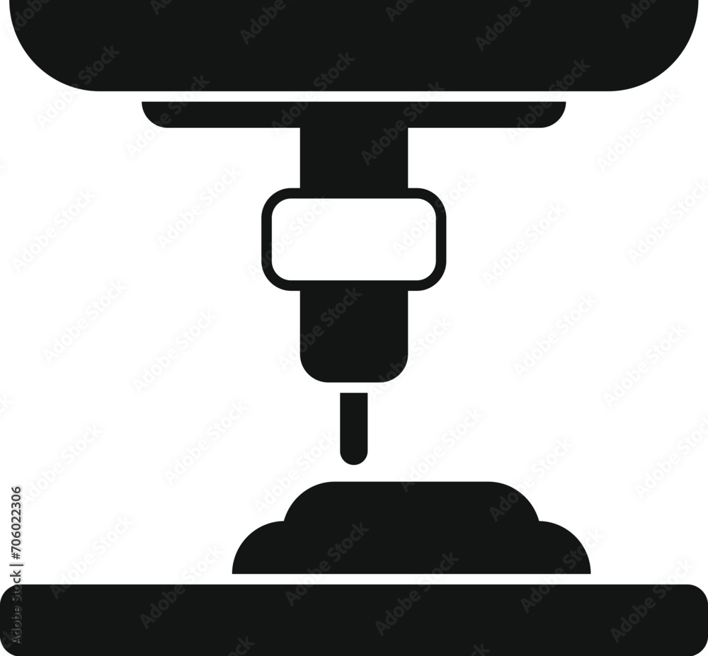 Health anatomy printing icon simple vector. Future biomedical. Healthcare science Health anatomy printing icon simple vector. Future biomedical. Healthcare science