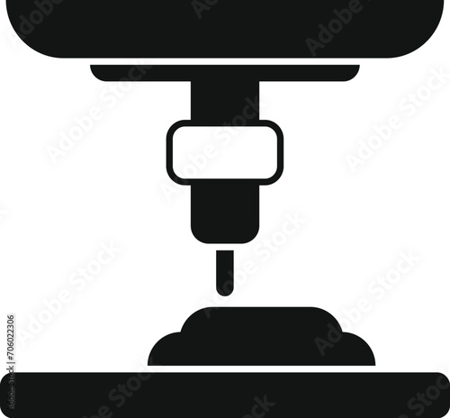 Health anatomy printing icon simple vector. Future biomedical. Healthcare science