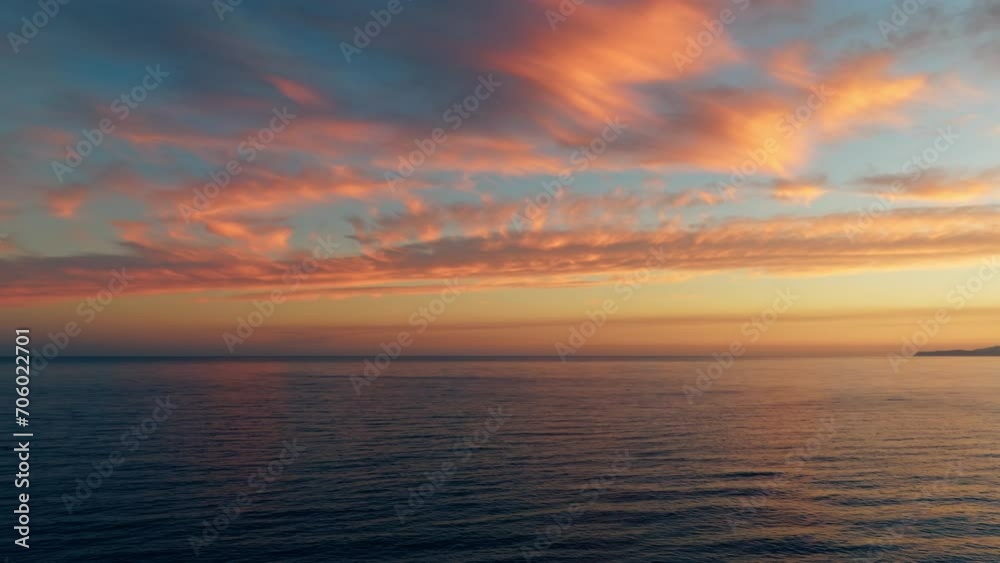Celestial Red Clouds During Burning Red Sunset Celestial Red Clouds During Burning Red Sunset