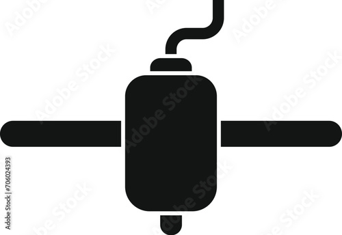 Printing cell bio icon simple vector. Medical science. Organ transplant