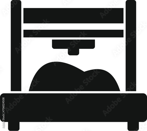 Liver printing icon simple vector. Medical bioprinting. Organ healthcare