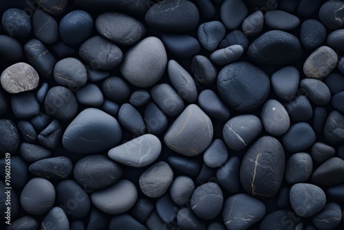  Sea pebbles close up.