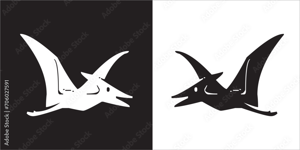 Illustration vector graphics of dinosaur icon Illustration vector graphics of dinosaur icon