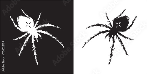 Illustration vector graphics of spider icon
