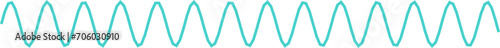 An abstract transparent curvy sine wave shape line design element.