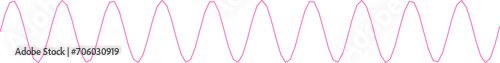 An abstract transparent curvy sine wave shape line design element.