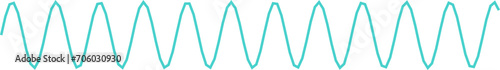 An abstract transparent curvy sine wave shape line design element.