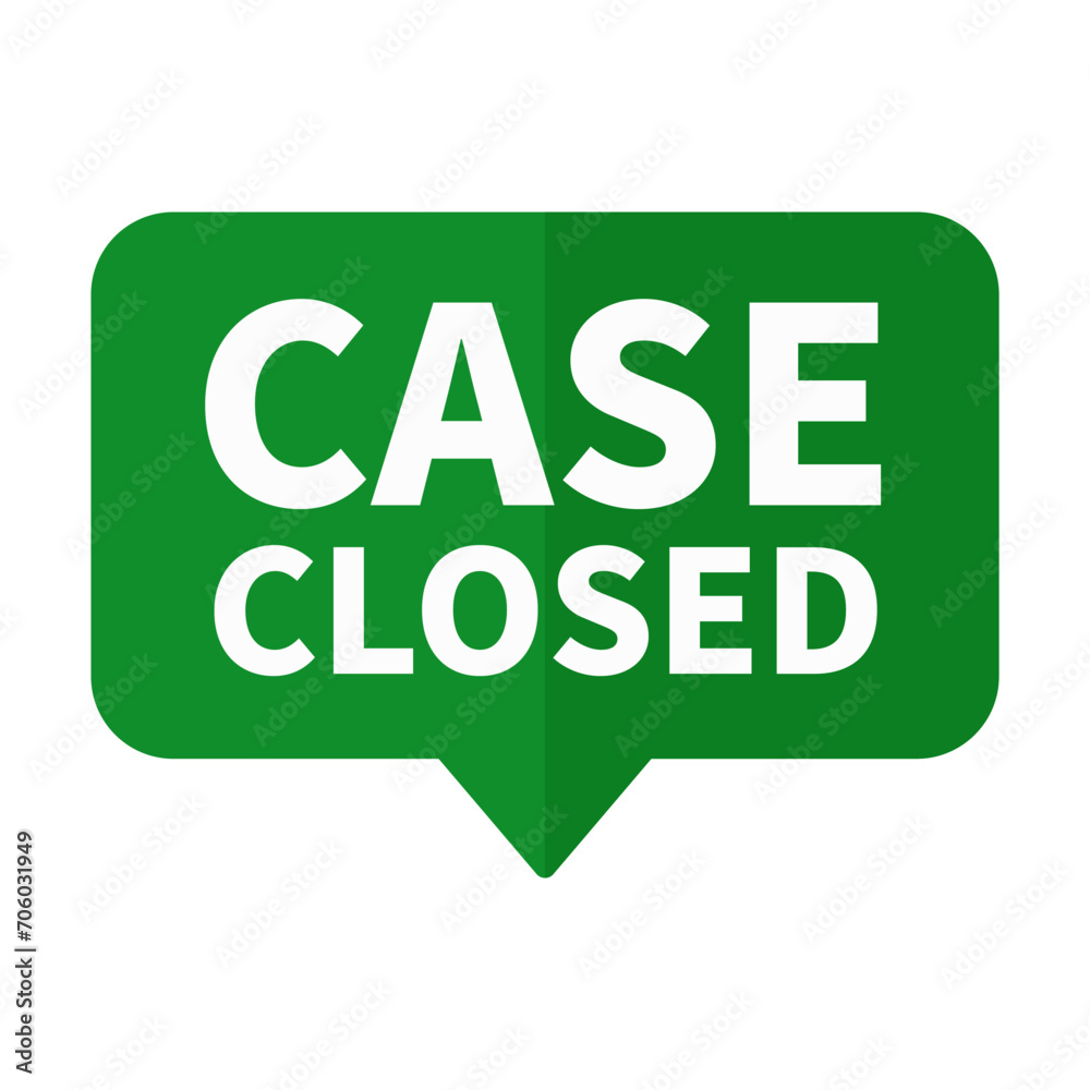 Case Closed Green Rectangle Shape For Information Sign Announcement Social Media Business Marketing
Case Closed Green Rectangle Shape For Information Sign Announcement Social Media Business Marketing