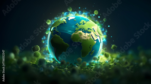 Environmental protection background, world environment day background, protect the environment © cai