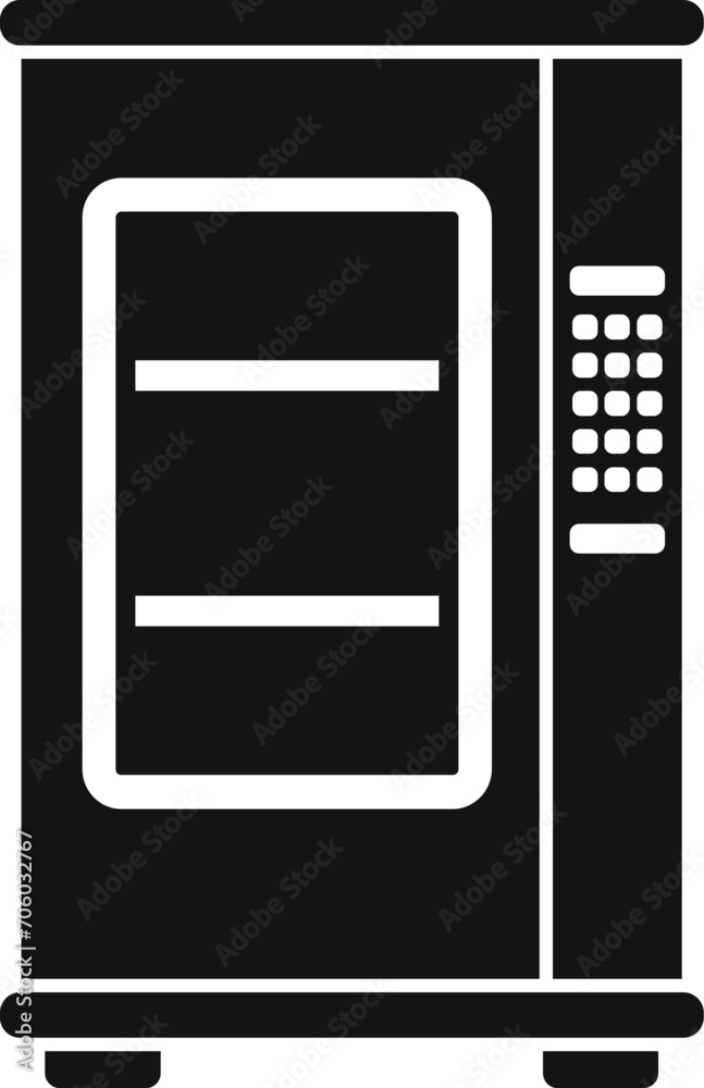 Workplace vending machine icon simple vector. Cooler food. Snack selling Workplace vending machine icon simple vector. Cooler food. Snack selling