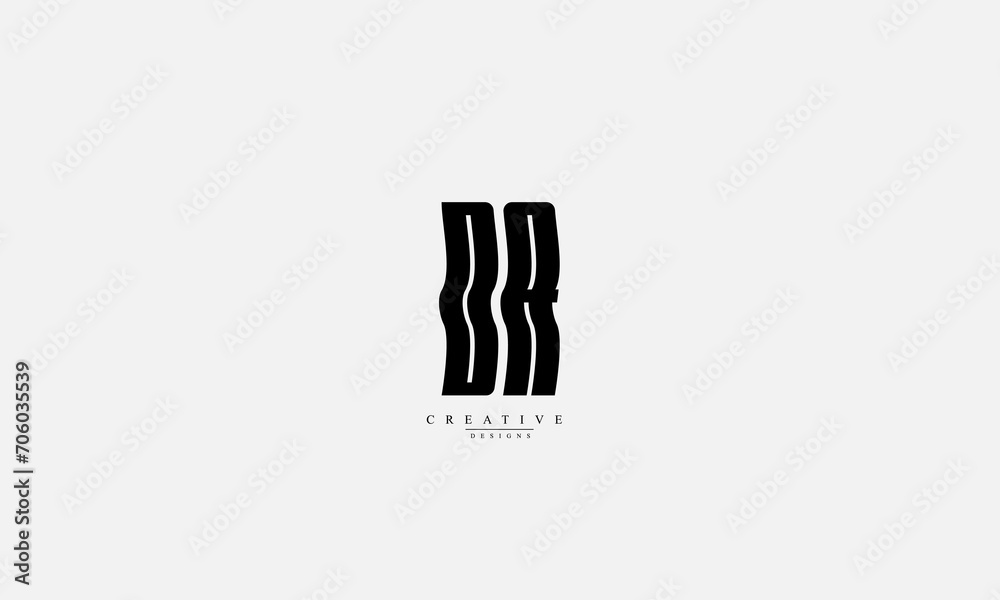 Alphabet letters Initials Monogram logo DA AD D A Alphabet letters Initials Monogram logo DA AD D A