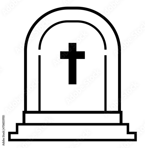Nagrobek ilustracja