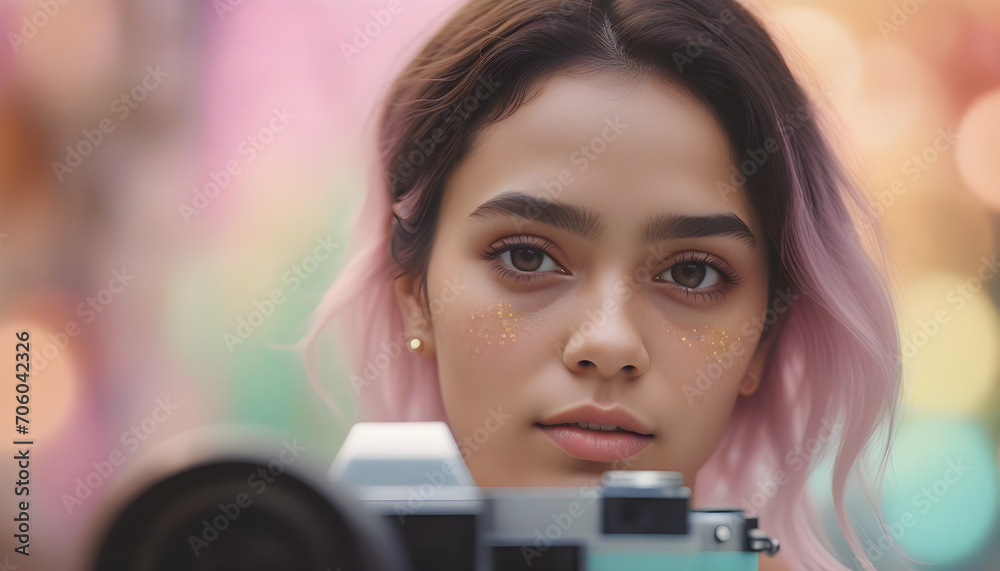 Rosto e olhos feminino Rosto e olhos feminino