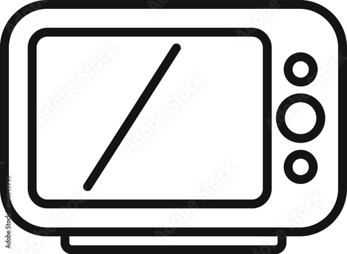 Taximeter call mirror icon outline vector. Speed service. Meter fare car