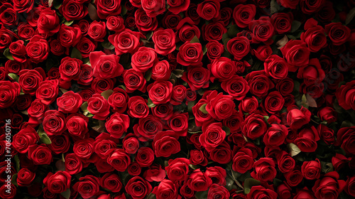 red rose background © mech