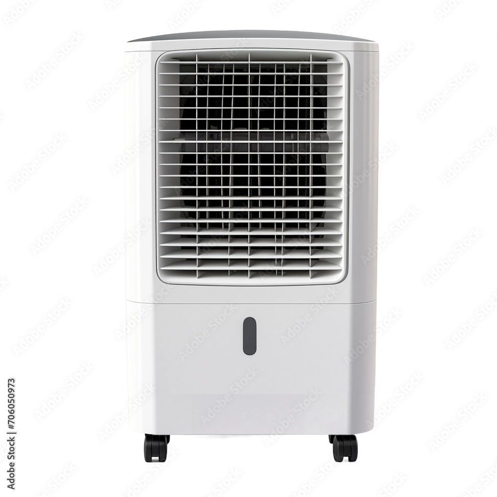 Evaporative cooler isolated on transparent background