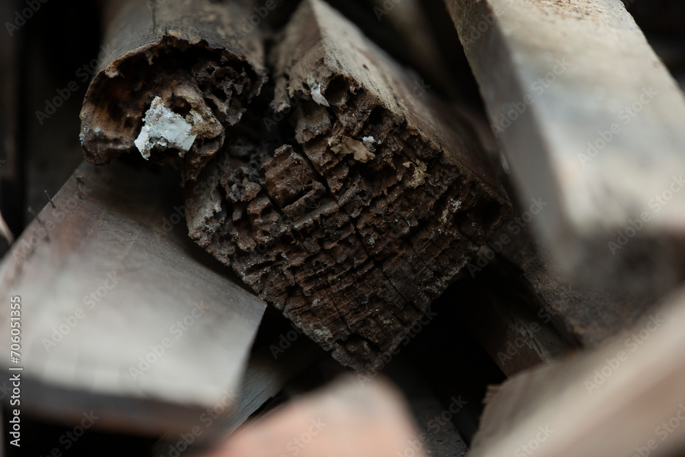 Close up of firewood in a pile. Abstract background and texture for design. Close up of firewood in a pile. Abstract background and texture for design.