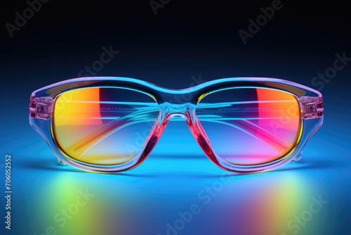 neon glasses 