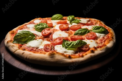 pizza on a white background 