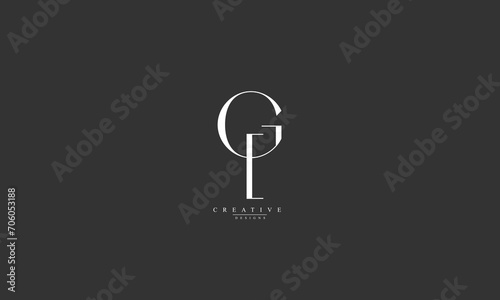 Alphabet letters Initials Monogram logo GE EG G E